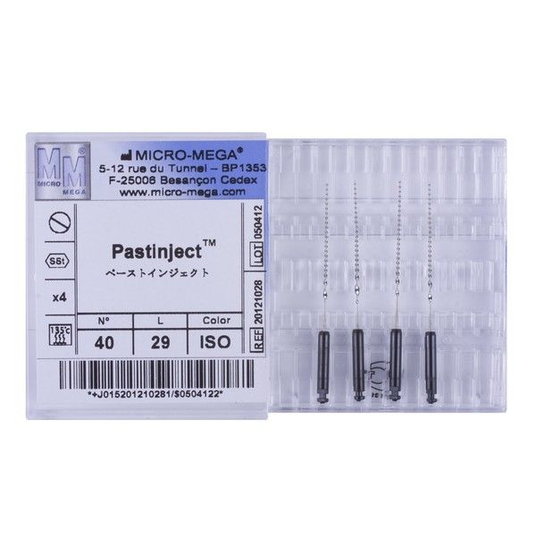 Pastinjects n40 L29 Hand. 07R ISO - инструменты эндодонтические (каналонаполнители 4 шт.)