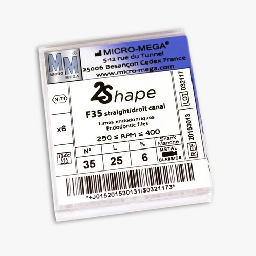 2Shape F35 N35 6% L25-инструменты эндодонтические ротационные
