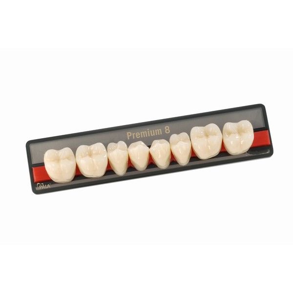 Зубы Premium 8 цвет C2 фасон LL низ