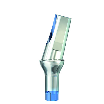 Абатмент SICvantage Standard Abutment blue,anterior,15°angle,GH 3.0 mm(incl.Screw  and Cap) (Более 14 мес)